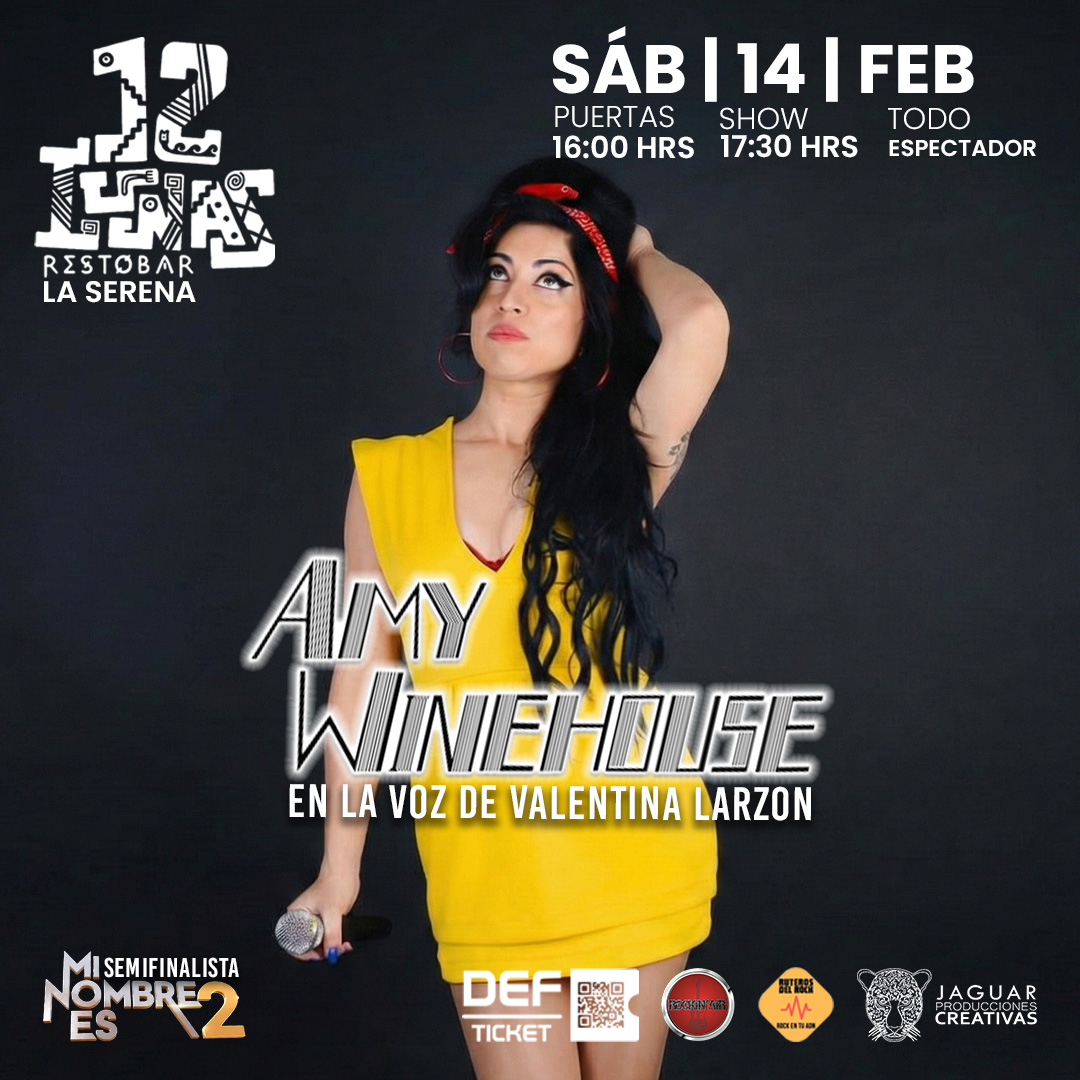 AMY WINEHOUSE 12 LUNAS 14.02