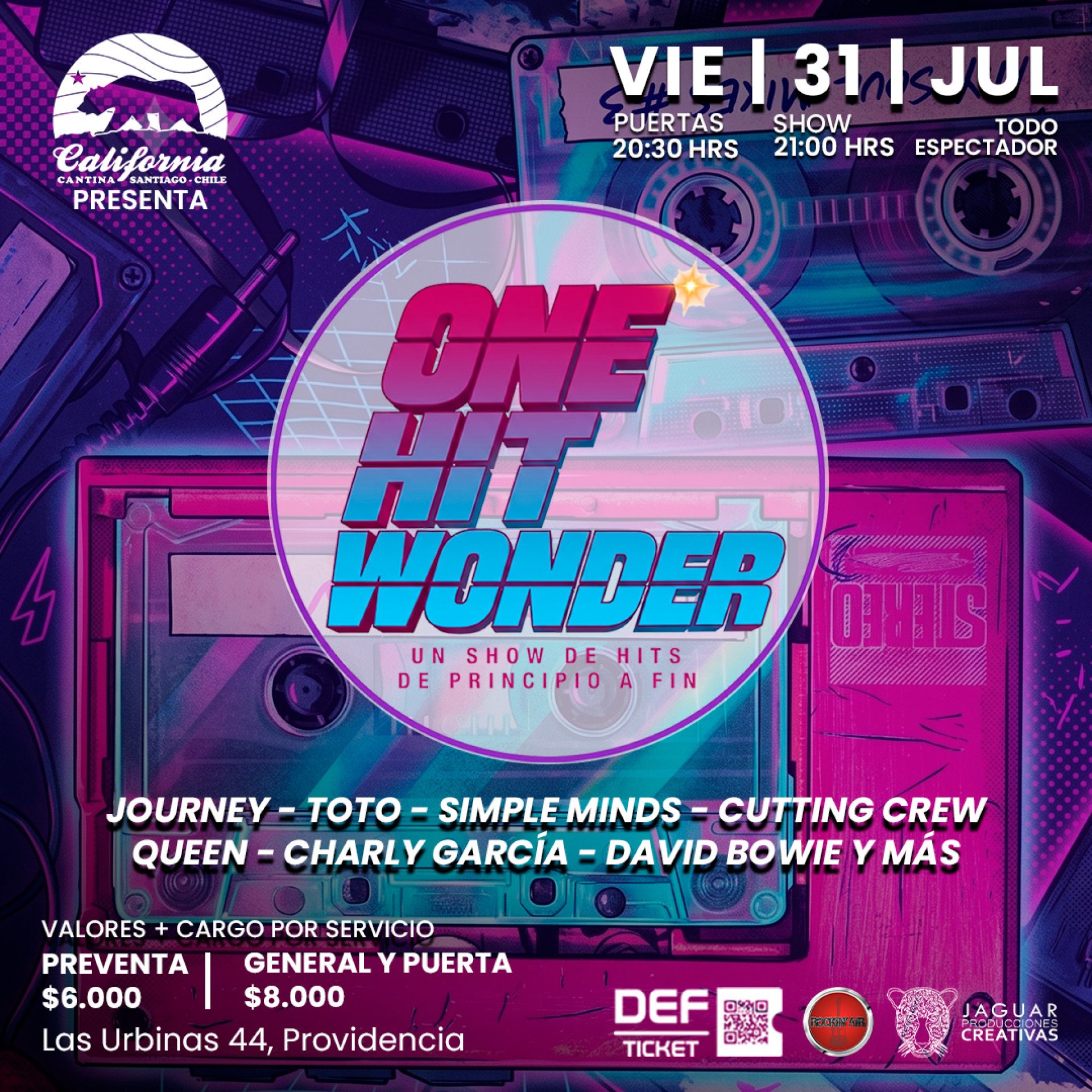 ONE HIT WONDER 31.07 1080x1080
